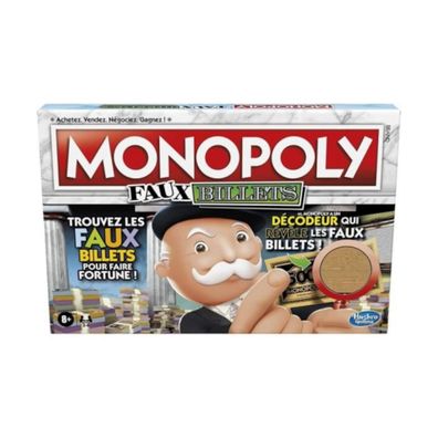 Hasbro - Monopoly - Faux Billets (französisch) Brettspiel Gesellschaftsspiel