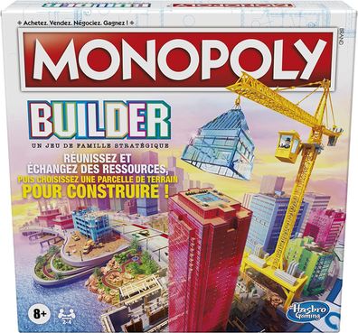 Hasbro - Monopoly - Builder (französisch) Brettspiel Gesellschaftsspiel