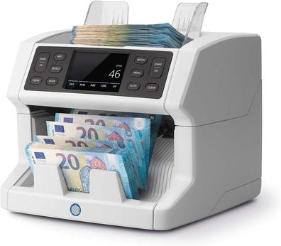 Safescan 2850 - Banknotenzähler für sortierte Banknoten mit 3-facher Echtheitsprüf...