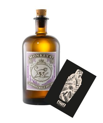 Monkey 47 Schwarzwald Dry Gin 0,5 (47% vol) unfiltered handcrafted - [Enthält S