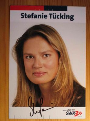 80er Jahre Kultsendung Formel 1 Moderatorin Stefanie Tücking handsigniertes Autogramm