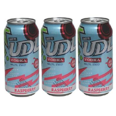 UDL Vodka Premix Raspberry 4.0 % vol. 3x375 ml