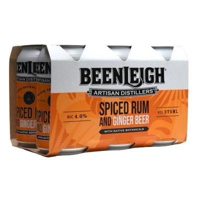 Beenleigh Spiced Rum & Ginger Beer 4.0 % vol. 6x375 ml