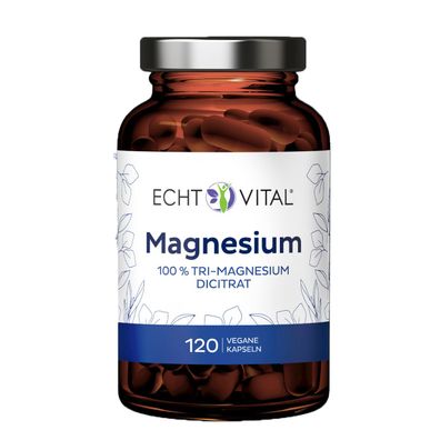 Magnesium Dicitrat, 120 Kapseln