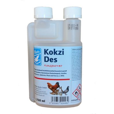 Backs Desinfektionsmittel KokziDes Konzentrat 250 ml Stalldesinfektion gg. Kokzidien
