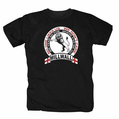 Millwall Fc Hooligans Ultras Fan England London Kreis GB T-Shirt S-5XL