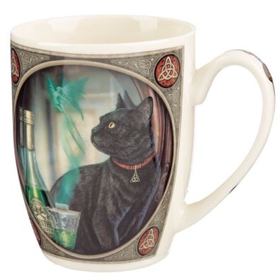 Kaffeebecher Katze m. Absinth, L. Parker Kaffeetasse Tassen Teetassen Henkelbecher