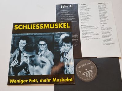 Schliessmuskel - Weniger Fett, Mehr Muskeln! Vinyl LP Germany