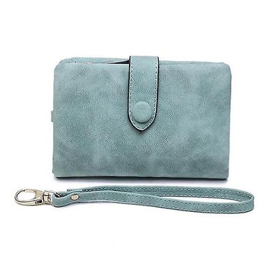 Women's Leather Wallet, Triple Folded Wallet, Women Short Design Fashion Pu Leather