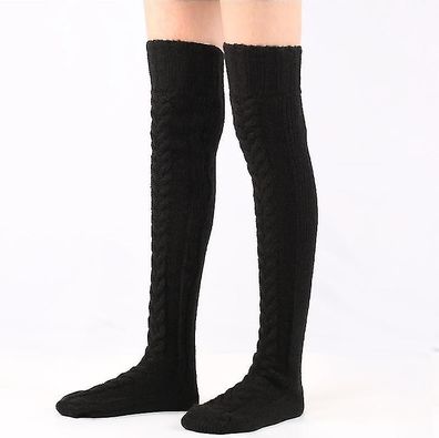 Women's Knit Long Boot Stocking Socks Knee High Winter Leg Warmers