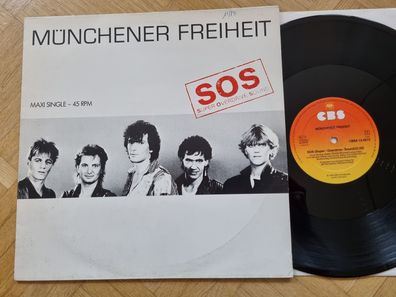 Münchener Freiheit - SOS 12'' Vinyl Maxi Germany