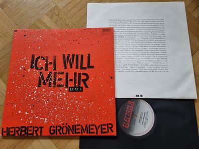 Herbert Grönemeyer - Luxus 12'' Vinyl Maxi Germany