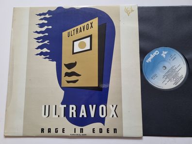 Ultravox - Rage In Eden = Furia En El Eden Vinyl LP Spain