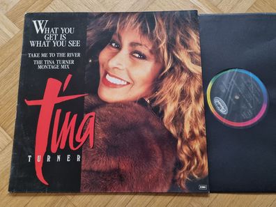 Tina Turner - What You Get Is What You See/ The Montage Mix 12'' Vinyl Germany