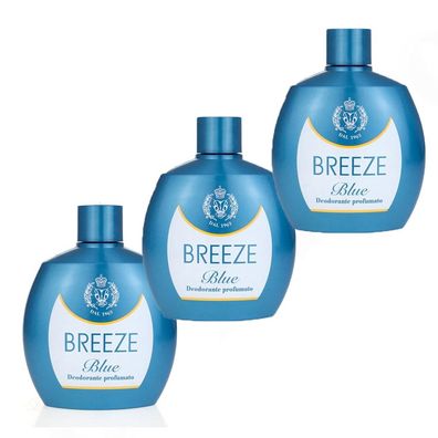Breeze Deodorant Deo Squeeze Blue 3x 100 ml
