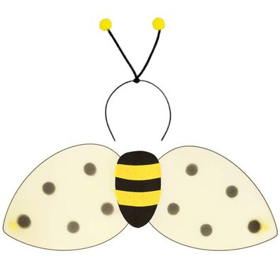 Set Biene Tiara und Flügel