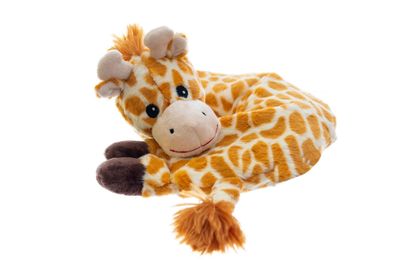 Habibi® Plush Wellness-Collection Nackenhörnchen Giraffe mit Klettverschluß