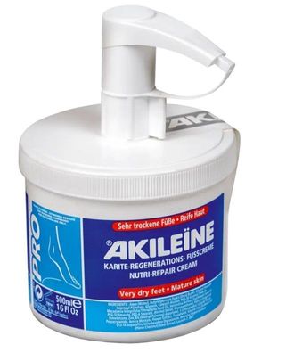 Akileine Nutri Repair Regenerations-Fußcreme - 500 ml