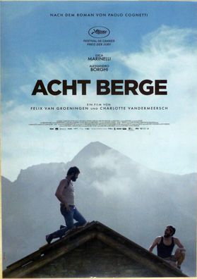 Acht Berge - Original Kinoplakat A1 - Luca Marinelli, Alessandro Borghi - Filmposter