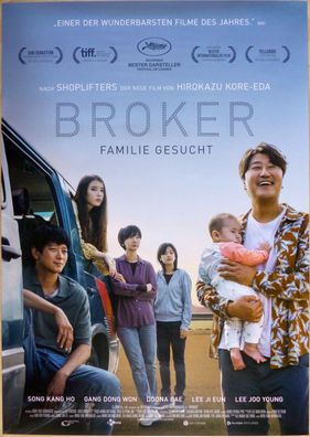 Broker - Familie gesucht - Original Kinoplakat A0 - Song Kang-Ho - Filmposter