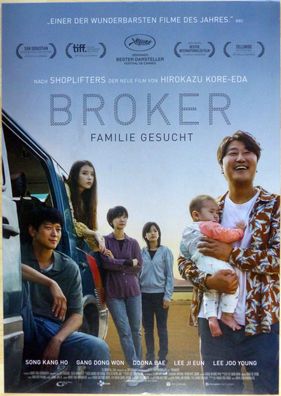 Broker - Familie gesucht - Original Kinoplakat A1 - Song Kang-Ho - Filmposter