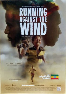 Running against the Wind - Original Kinoplakat A1 - Mikias Wolde - Filmposter