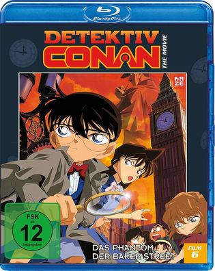 Detektiv Conan - 6. Film - Das Phantom der Baker Street - Blu-Ray - NEU