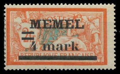 MEMEL 1920 Nr 31 Iy ungebraucht X447962