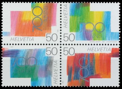 Schweiz Zusammendruck Nr 1438VBd-1441VBd postfrisch VIE X683C66