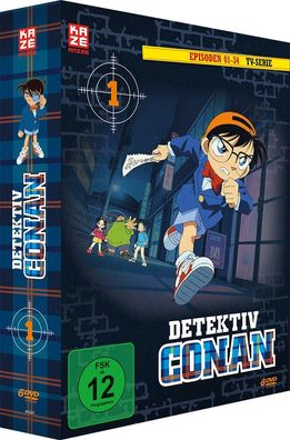 Detektiv Conan - TV Serie - Box 1 - Episoden 1-34 - DVD - NEU