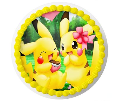 Essbar Pokemon Kuchen Party Tortenaufleger Torte Geburstag Zuckerbild 09