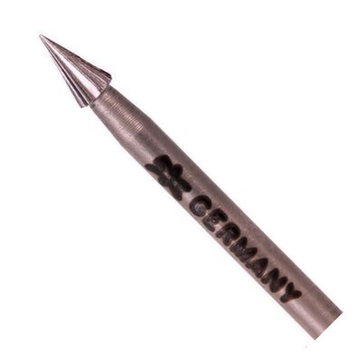 Feinfrässtift von Pferd - Kegelform - 3,2 x 5,6 mm, Schaft 3 mm 60713