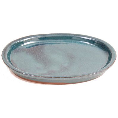 Bonsai - Untersetzer oval 16,5 x 12 cm, grün - blau 54957