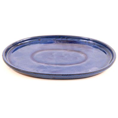 Bonsai - Untersetzer oval 26,5 x 21,5 cm, blau 54321