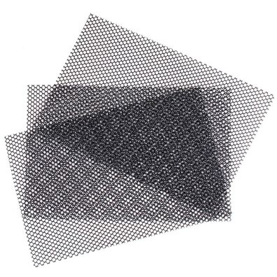 Gitter für Drainage, Abdecknetz, 20 x 30 cm Pack. mit 3 Stück, schwarz 61262