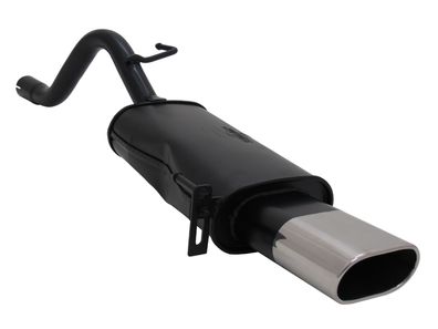 NOVUS Sportauspuff Endschalldämpfer 135x75mm passend für Fiat Grande Punto 199