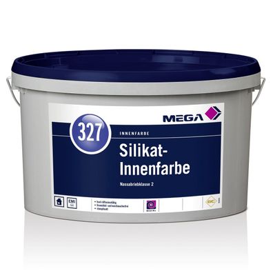 MEGA 327 Silikat-Innenfarbe 1,5 Liter weiß