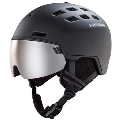 Head Skihelm Radar black/ schwarz Visier unisex Damen und Herren Helm