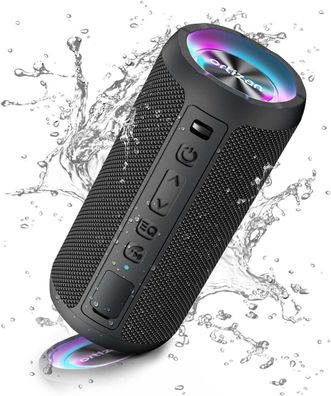 Bluetooth-Lautsprecher mit Licht, tragbare Bluetooth-Box, wasserdicht, Bluetoo