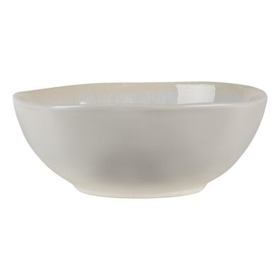 Clayre & Eef Suppenschale 500 ml Weiß Keramik (Gr. Ø 17x6 cm / 500 ml)