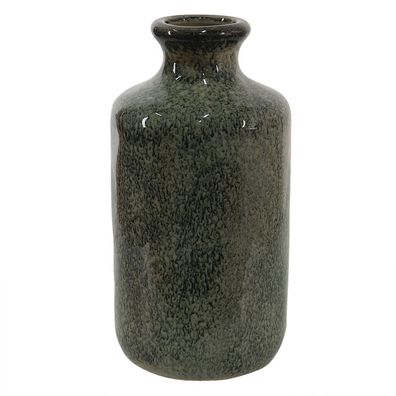 Clayre & Eef Vase Ø 12x26 cm Grün Keramik (Gr. Ø 12x26 cm)