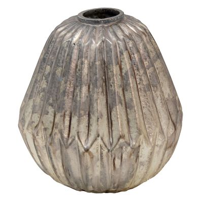 Clayre & Eef Vase 10x10x11 cm Kupferfarbig Glas (Gr. 10x10x11 cm)