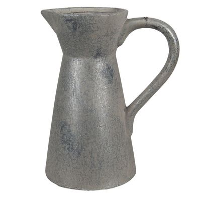 Clayre & Eef Vase 20x13x25 cm Grau Keramik (Gr. 20x13x25 cm)