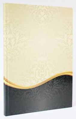 ADINA Notizbuch A5 fester Deckel blanko edles Design1