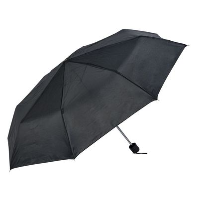 Juleeze Erwachsenen-Regenschirm 53 cm Schwarz Polyester