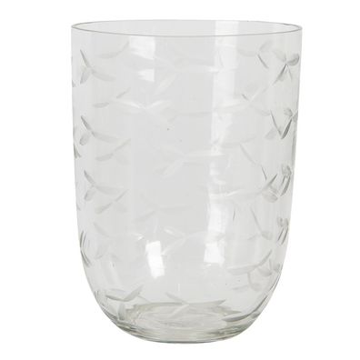 Clayre & Eef Teelichthalter Ø 8x11 cm Glas Rund (Gr. Ø 8x11 cm)
