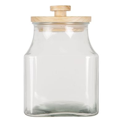 Clayre & Eef Vorratsglas 2800 ml Glas (Gr. Ø 15x23 cm / 2800 ml)