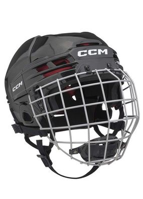 CCM Combo Eishockey Helm TACKS70 Youth in Rot oder Schwarz