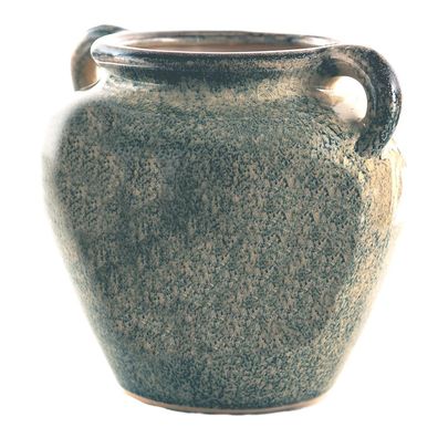 Clayre & Eef Blumentopf 21x18x18 cm Grün Keramik (Gr. 21x18x18 cm)