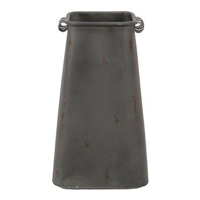 Clayre & Eef Vase 20x20x36 cm Grau Metall (Gr. 20x20x36 cm)